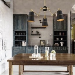 3 Lehká moderní současná lustrová lampa Light