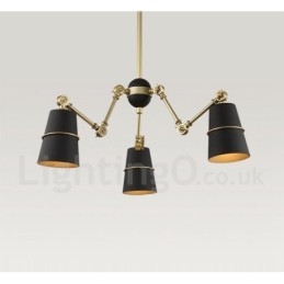 3 Lehká moderní současná lustrová lampa Light