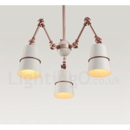 3 Lehká moderní současná lustrová lampa Light