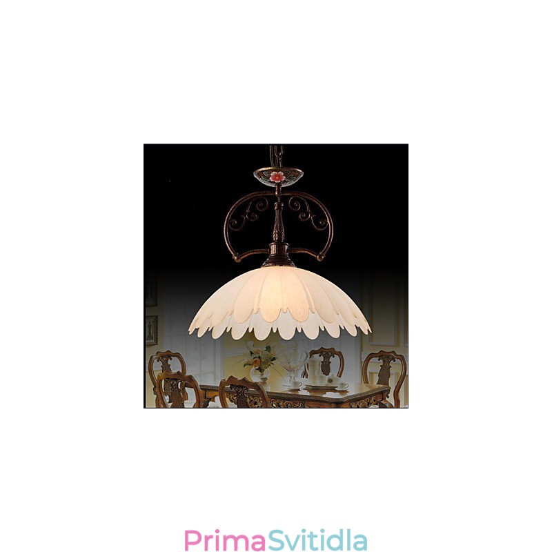 Retro ručně malované umění závěsné lampy osvětlení lampy