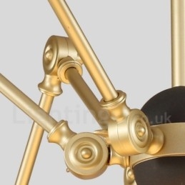 3 Lehká moderní současná lustrová lampa Light