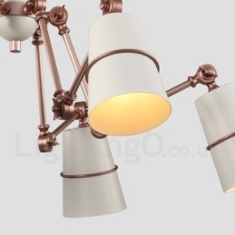6 lustrové svítidlo se světlem v moderním současném stylu