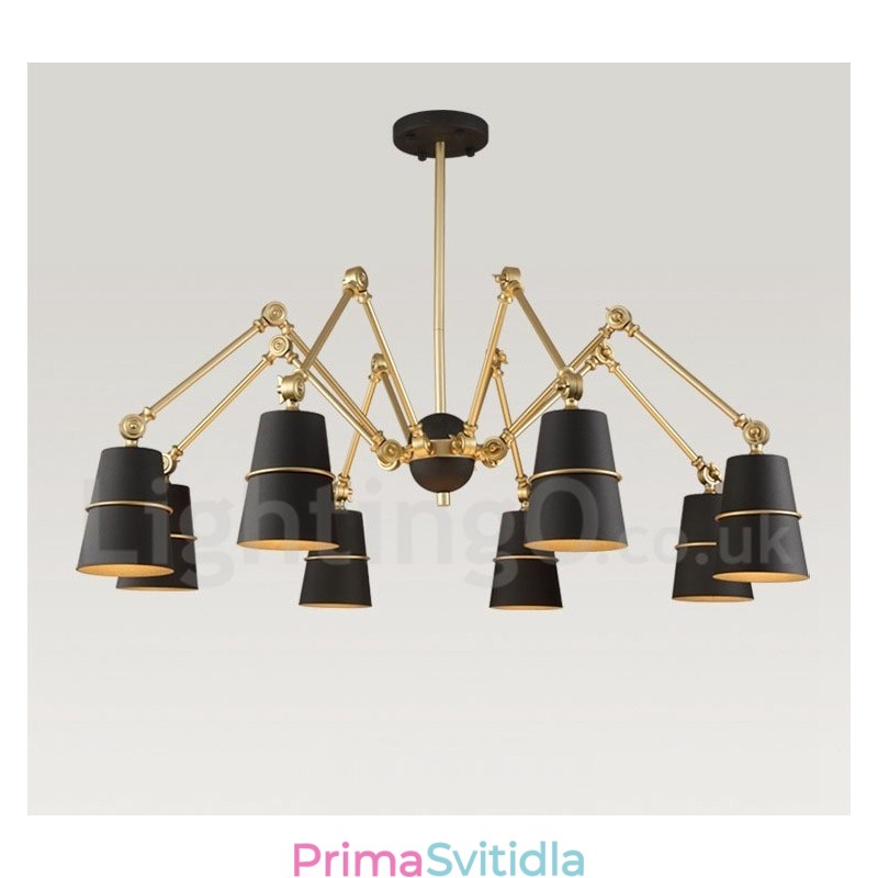 8 Lehká moderní současná lustrová lampa Light