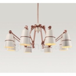 8 Lehká moderní současná lustrová lampa Light