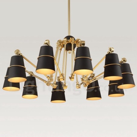10 světelná lustrová lampa se světlem v moderním současném stylu 10 světelná lustrová lampa se světlem v moderním současném stylu