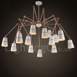 15 Lehká moderní současná lustrová lampa Light