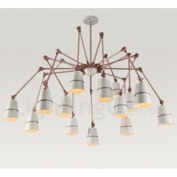 15 Lehká moderní současná lustrová lampa Light