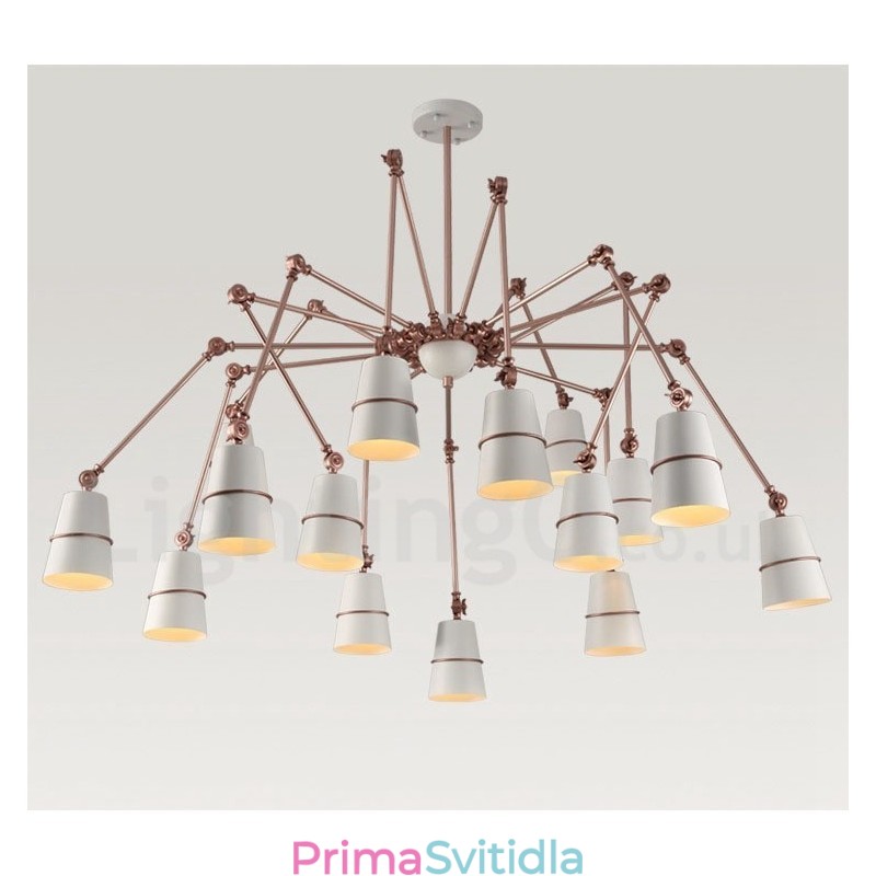15 Lehká moderní současná lustrová lampa Light