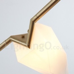 Moderní současná lustrová lampa s 8 světly