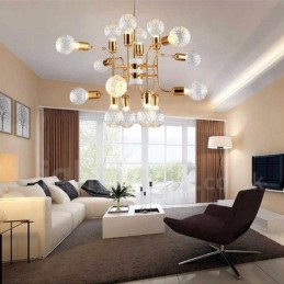 4patrová moderní současná 16 světelná lustrová lampa