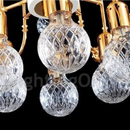 4patrová moderní současná 16 světelná lustrová lampa