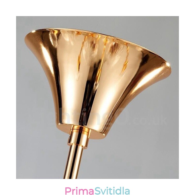 4patrová moderní současná lustrová lampa s 24 světly