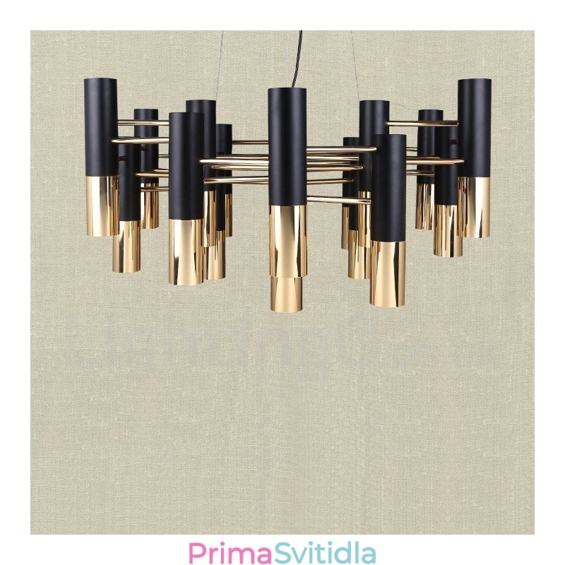 Moderní současná 19 světelná jednovrstvá lampa