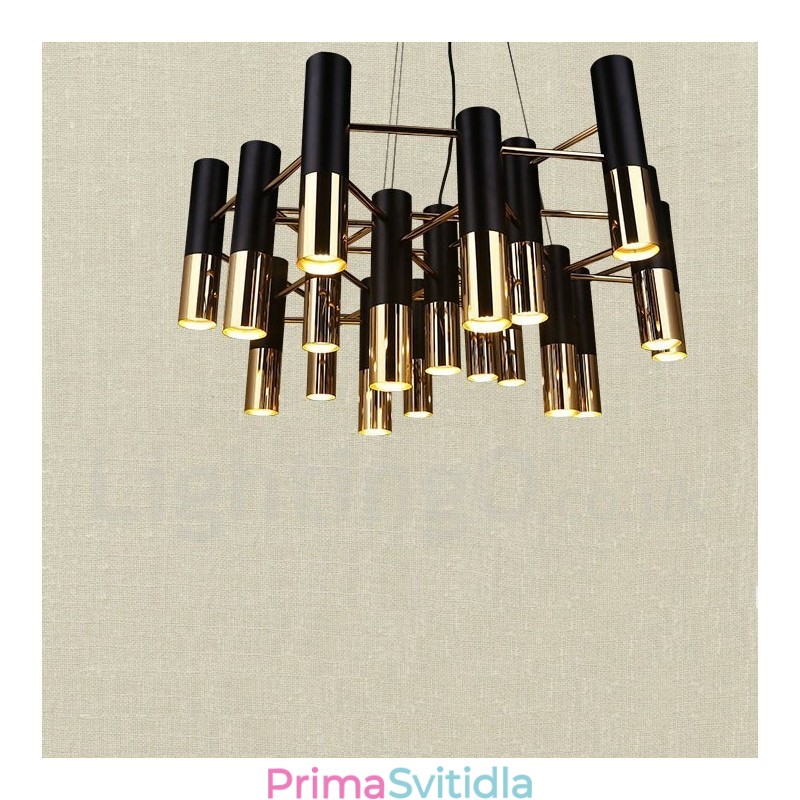 Moderní současná 19 světelná jednovrstvá lampa