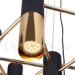 Moderní současná 19 světelná jednovrstvá lampa
