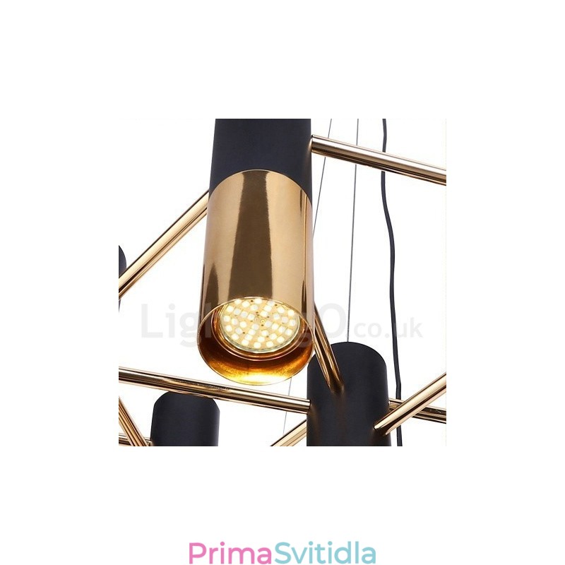 Moderní současná 19 světelná jednovrstvá lampa