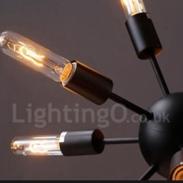12 Light Retro Vintage Sputnik Lustr