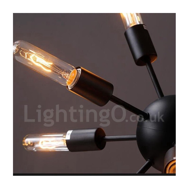 12 Light Retro Vintage Sputnik Lustr