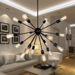 16 Light Vintage Retro Sputnik Lustr