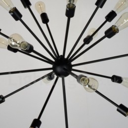 16 Light Vintage Retro Sputnik Lustr
