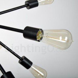 16 Light Vintage Retro Sputnik Lustr