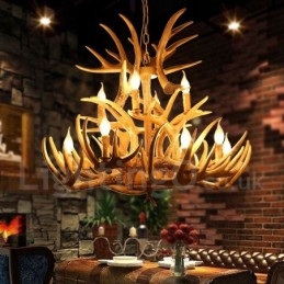Vintage Country 12 Light Lustr Light