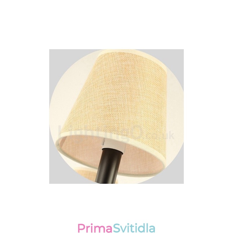 Jednopatrová lustrová lampa Country Retro 6 Light
