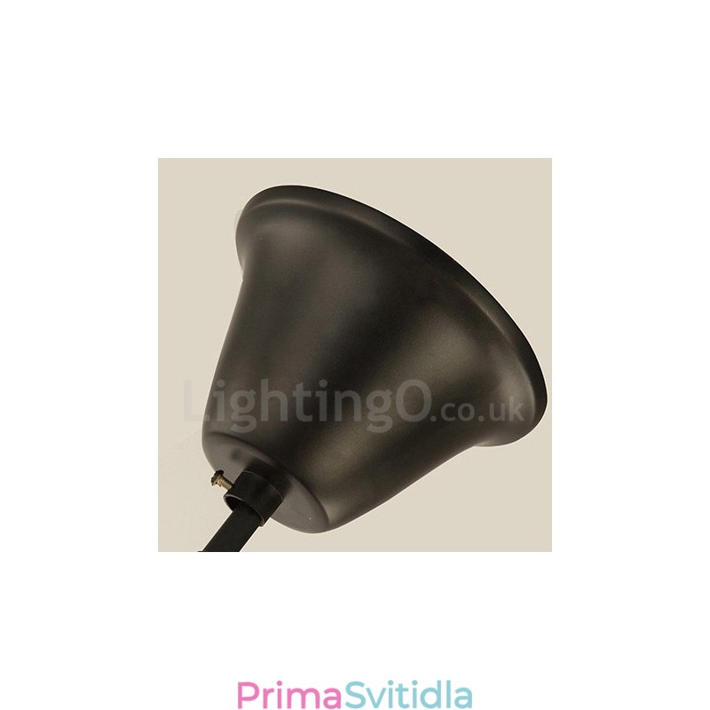 Jednopatrová lustrová lampa Country Retro 6 Light