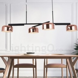 4 lehké jednovrstvé moderní otočné lustrové svítidlo