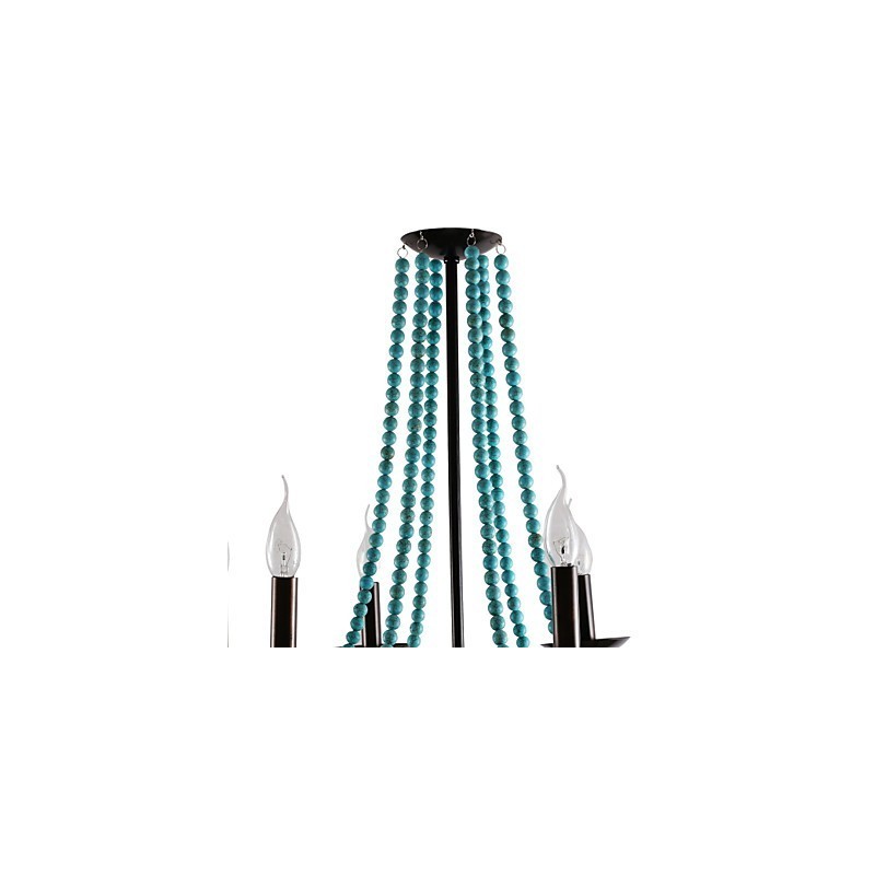Bohemia 6 Simple European Mediterranean Head DropAmerican Country British Venkovské Living Lamps