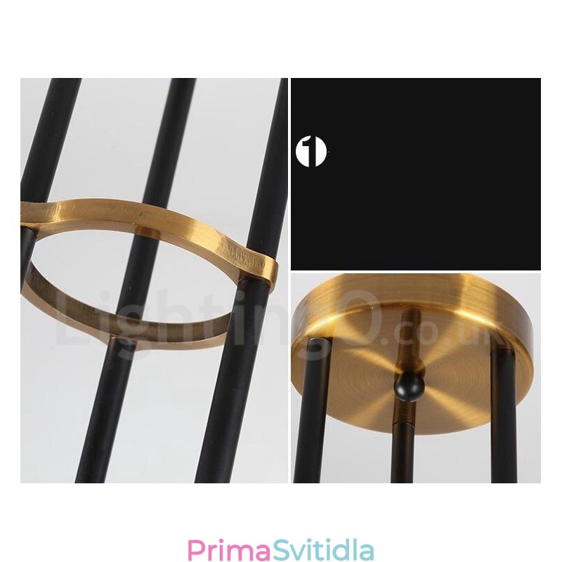 Moderní soudobé lustrové svítidlo se 6 světly