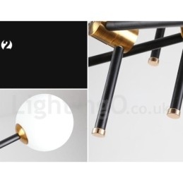 Moderní soudobé lustrové svítidlo se 6 světly