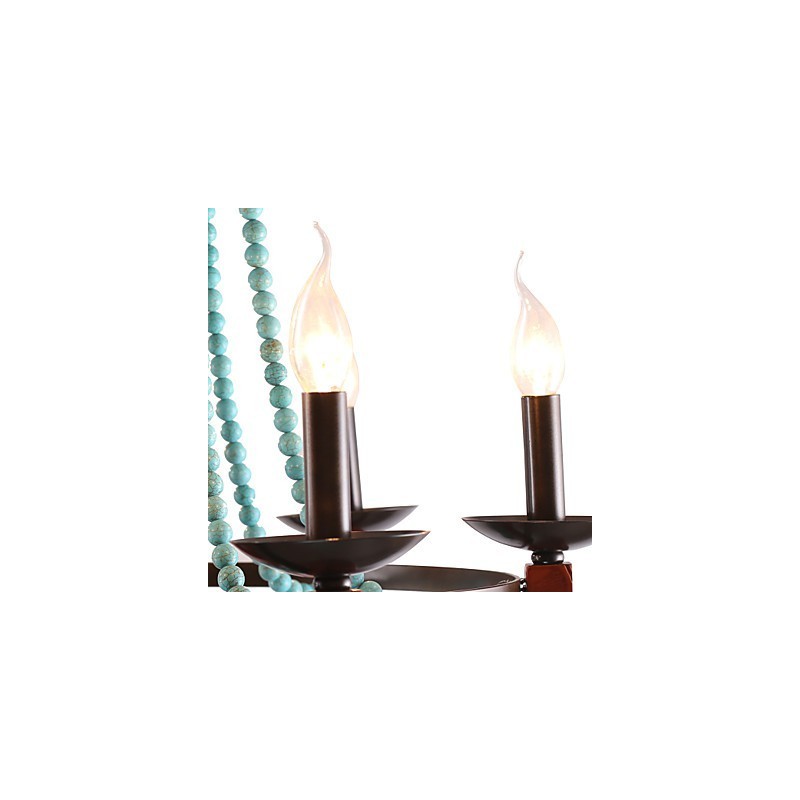 Bohemia 6 Simple European Mediterranean Head DropAmerican Country British Venkovské Living Lamps