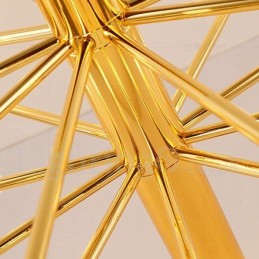 40 Světle zlatá 2vrstvá moderní současná lustrová světelná lampa