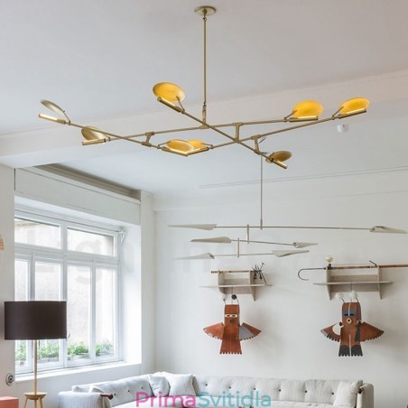 Moderní současná lustrová lampa s 8 světly Moderní současná lustrová lampa s 8 světly