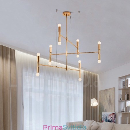8 Lehká 3patrová moderní současná lustrová lampa Light 8 Lehká 3patrová moderní současná lustrová lampa Light