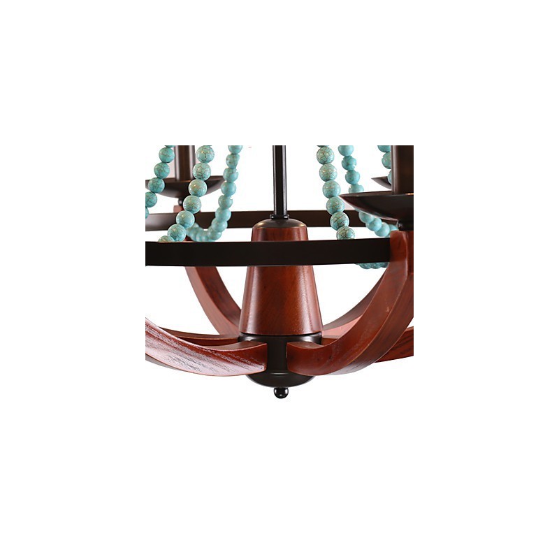 Bohemia 6 Simple European Mediterranean Head DropAmerican Country British Venkovské Living Lamps