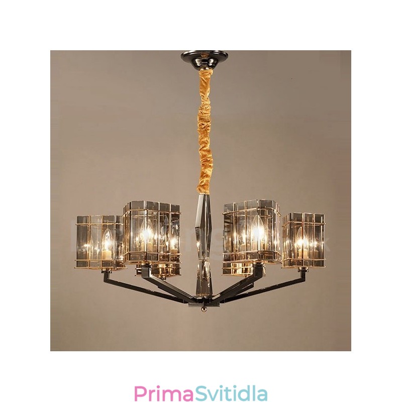 6 Lehké Moderní Současné jednopatrové lustrové svítidlo