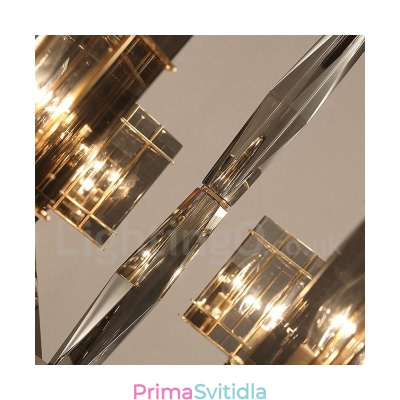 6 Lehké Moderní Současné jednopatrové lustrové svítidlo