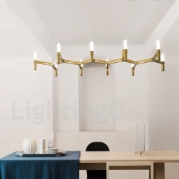 10 lehkých jednovrstvých moderních moderních lustrových lamp