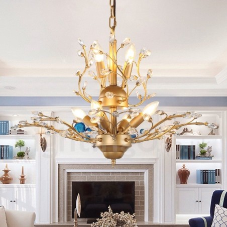 60CM Výška 45CM Široká Moderní Současná 7 světelná lustrová lampa Světlo 60CM Výška 45CM Široká Moderní Současná 7 světelná lustrová lampa Světlo