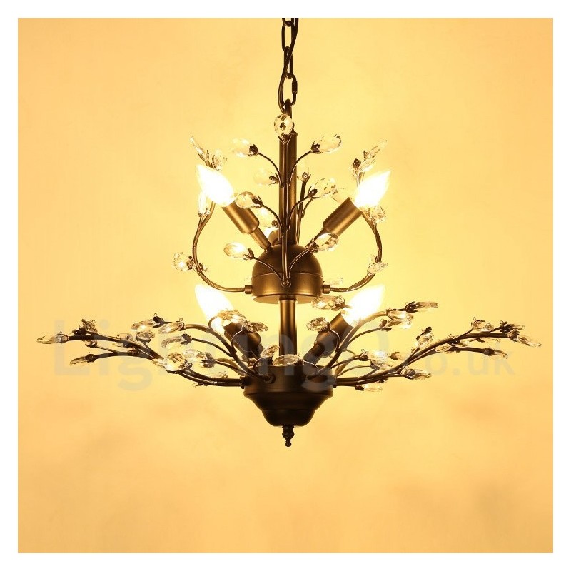 60CM Výška 45CM Široká Moderní Současná 7 světelná lustrová lampa Světlo