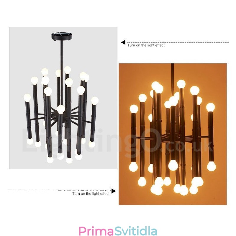 Moderní Contemporary 30 Light 2 Tier Lustr for Light