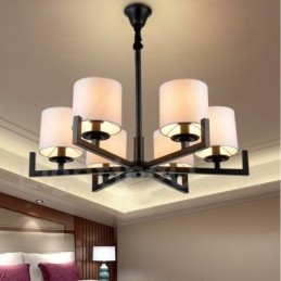 Moderní současná 6 světelná jednovrstvá lustrová lampa