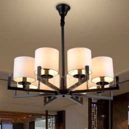 Moderní současná 8 světelná jednovrstvá lustrová lampa