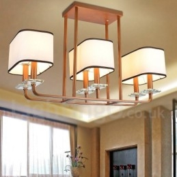 Moderní současná 6-ti světelná jednovrstvá lustrová lampa
