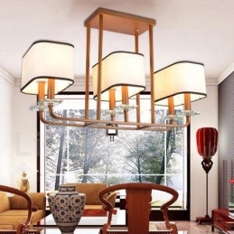 Moderní současná 6-ti světelná jednovrstvá lustrová lampa