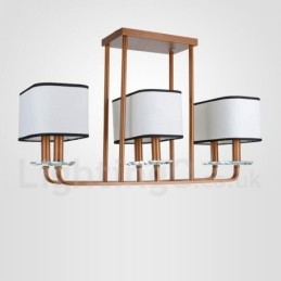 Moderní současná 6-ti světelná jednovrstvá lustrová lampa