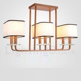 Moderní současná 6-ti světelná jednovrstvá lustrová lampa