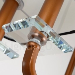 Moderní současná 6-ti světelná jednovrstvá lustrová lampa